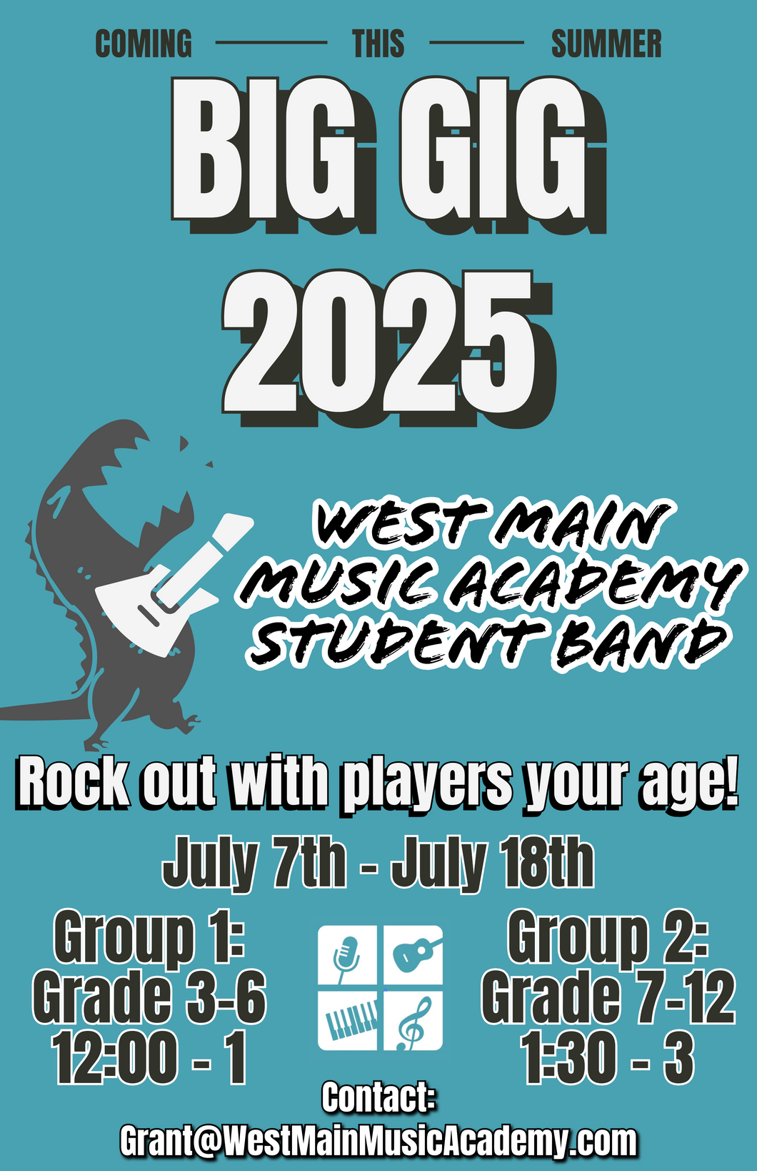 Big Gig Summer 2025: Grades 3-6