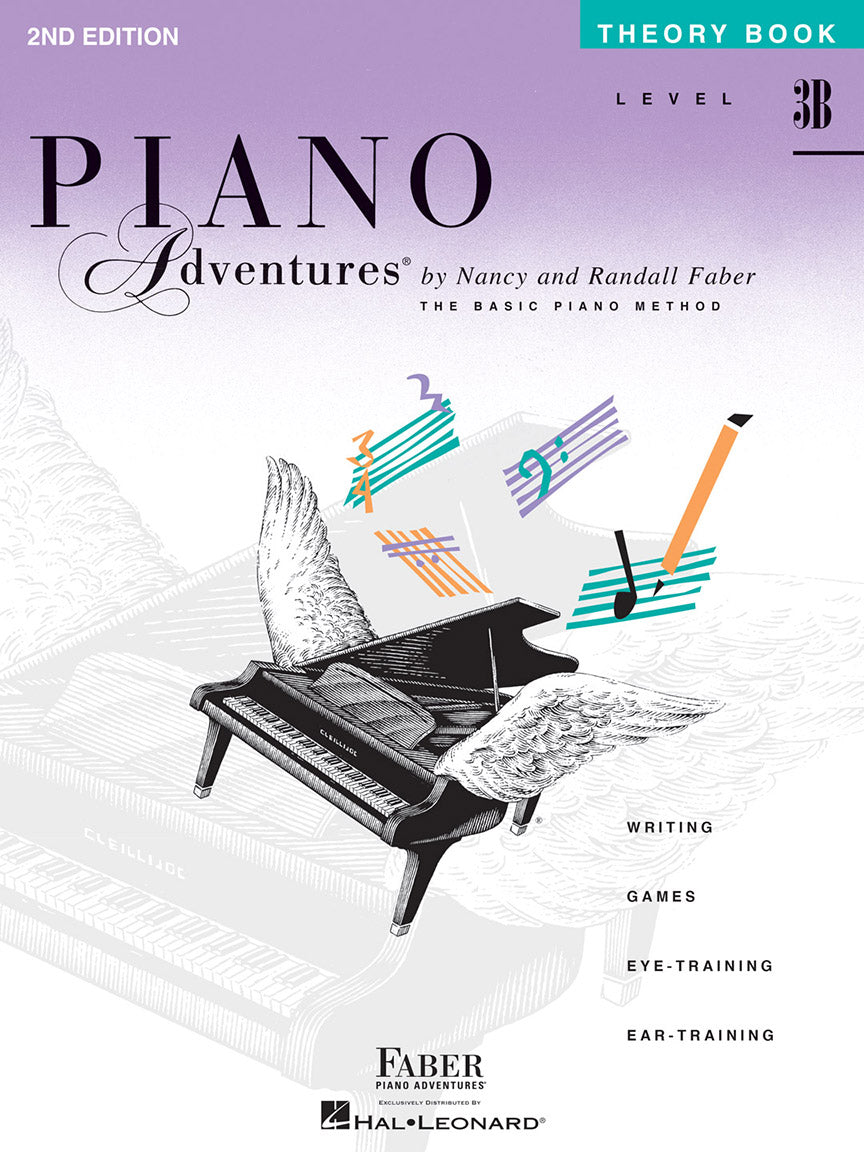 Hal Leonard Piano Adventures- Level 3B Theory Book- Second Edition