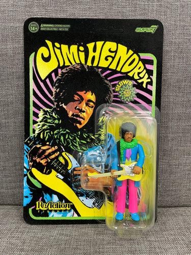 Jimi Hendrix ReAction Figures - Jimi Hendrix Blacklight (Are You Experienced)