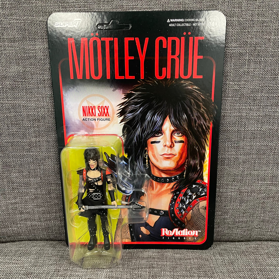 Mötley Crüe ReAction Figures Wave 1 Nikki Sixx (Shout At The Devil)