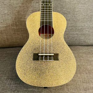Kala Stardust Gold Sparkle Concert Ukulele