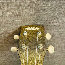 Load image into Gallery viewer, Kala Stardust Gold Sparkle Concert Ukulele