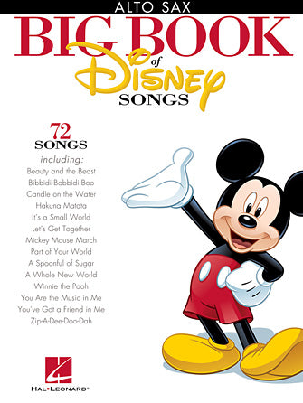 Big Book of Disney Songs: Alto Sax
