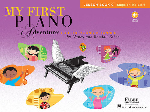 My First Piano Adventure Lesson Book C- Skips on the Staff- with CD