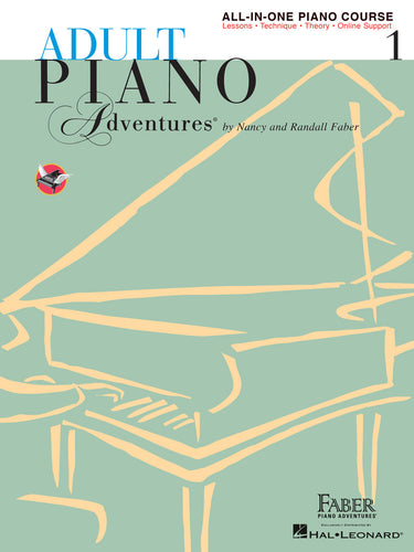 Hal Leonard Adult Piano Adventures- All-In-One Piano Course Vol 1
