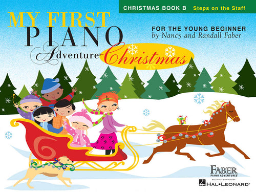 Hal Leonard My First Piano Adventure- Christmas Book B- Steps on the Staff