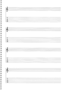 Hal Leonard Passantino (Guitar) Manuscript Paper Book- Orange cover