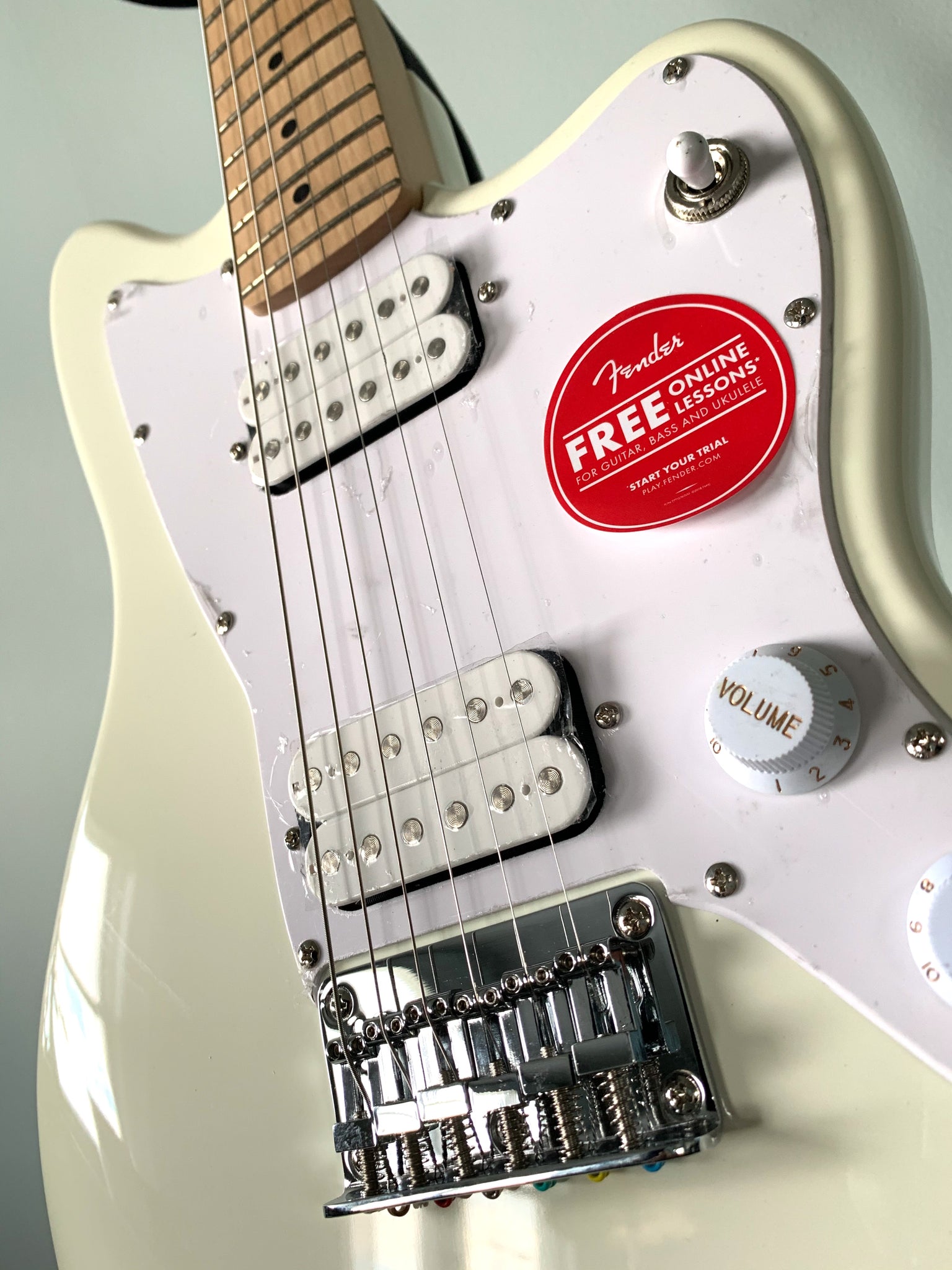 Fender Squier Mini Jazzmaster HH- Olympic White – West Main Music