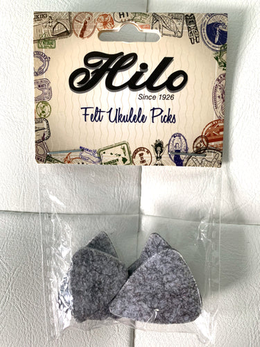 Hilo Felt Ukulele Picks 6 Pack