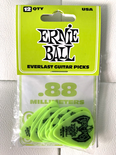 kErnie Ball “Everlast” Guitar Picks- .88 mm 12 pack