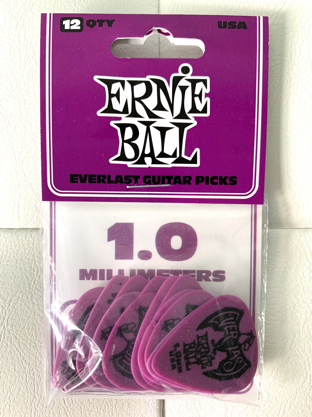 Ernie Ball “Everlast” Guitar Picks- 1.0 mm 12 pack