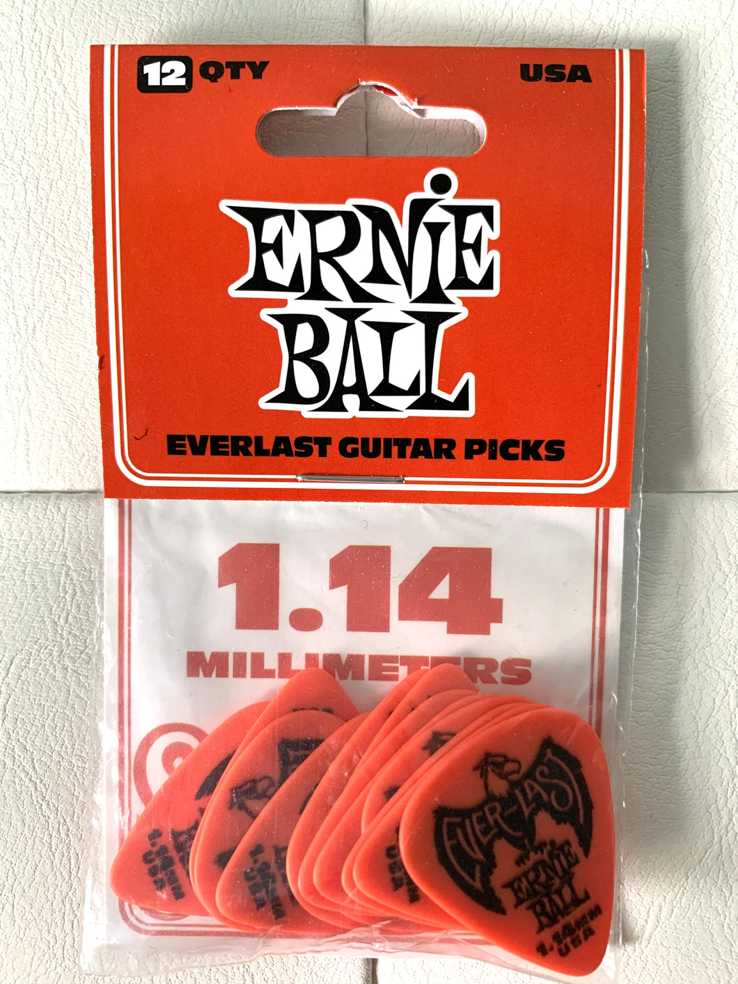 Ernie Ball “Everlast” Guitar Picks- 1.14 mm 12 pack