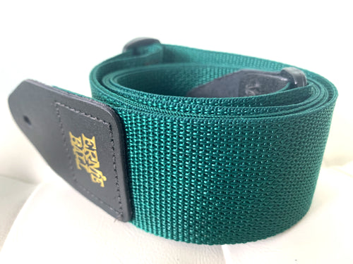 Ernie Ball Guitar Strap- Forest Green Polypro