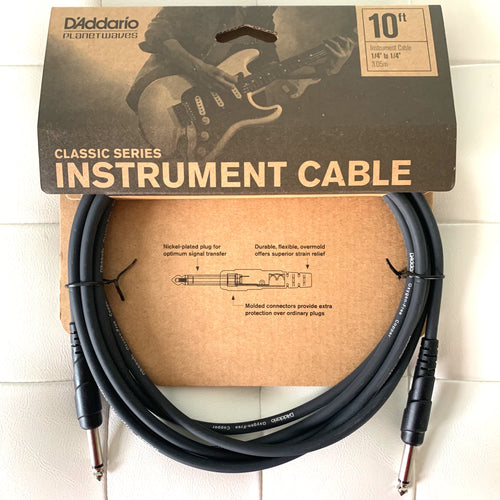 Daddario Instrument (Classic Series) 10 ft Guitar Cable