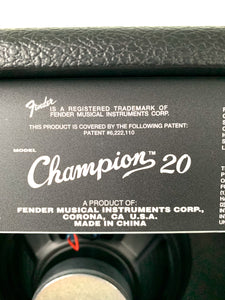 Fender Champion 20 Guitar Amplifier