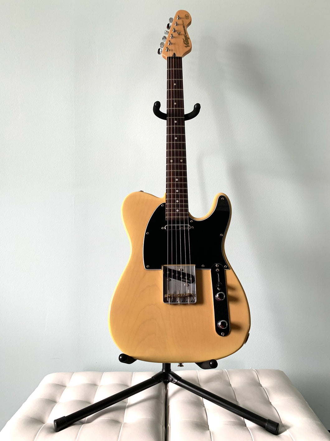 Vintage V2 Tele Style Butterscotch Electric Guitar- Reissue Series