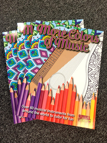 'More Colors of Music' Coloring Book