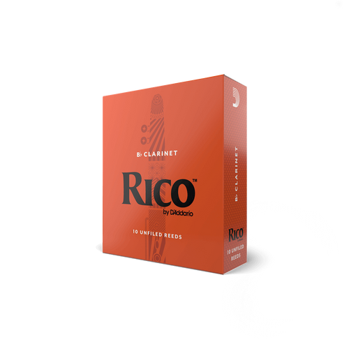 Rico Bb Clarinet Reeds Strength 2.0, 10-Pack