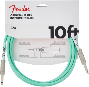 Fender Original Series Instrument Cable Sea Foam Green 10 ft.